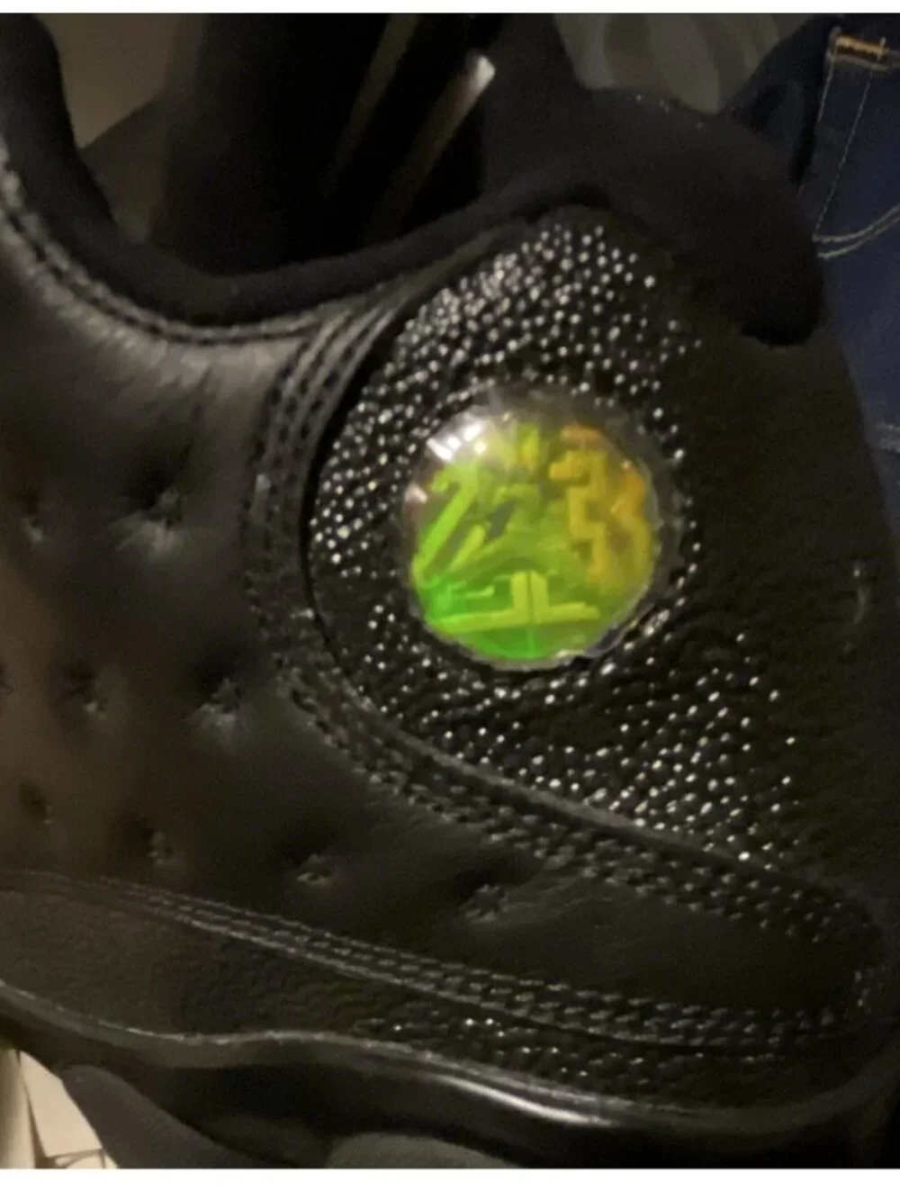 Air Jordan 13 Altitude Black Green Size 8 Mens 310004-031